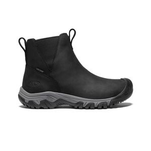 KEEN Greta Mid Waterproof Chelsea Boot (Black/Steel Grey)